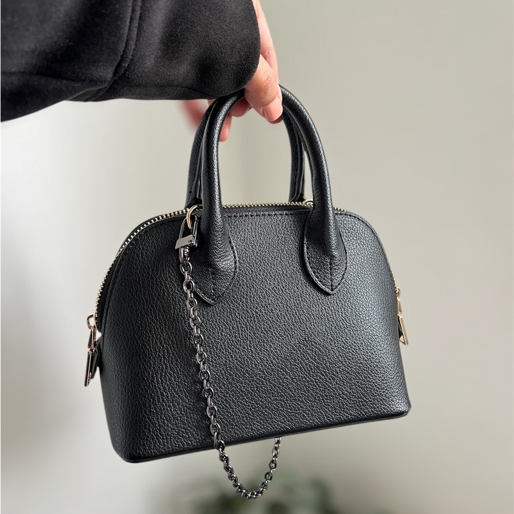 Shoulder Oval Chain Strap Replacement Black